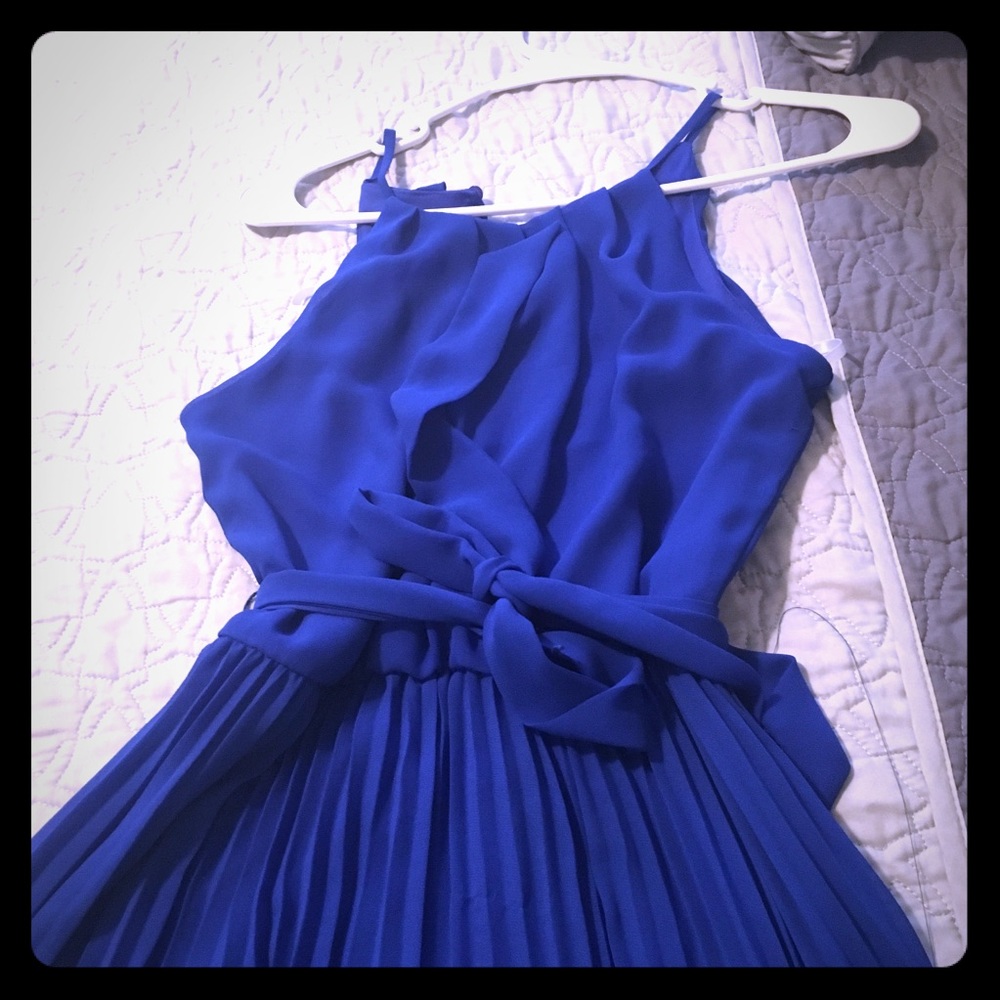 Royal blue dress